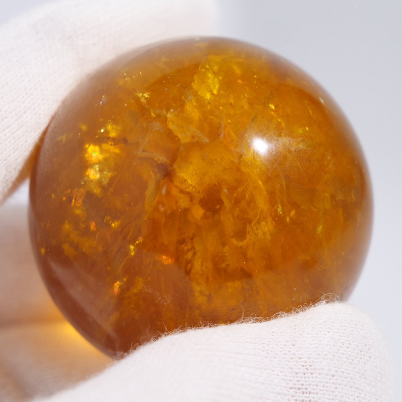 フローライト イエロー マイカ / スフィア【φ4.2cm】