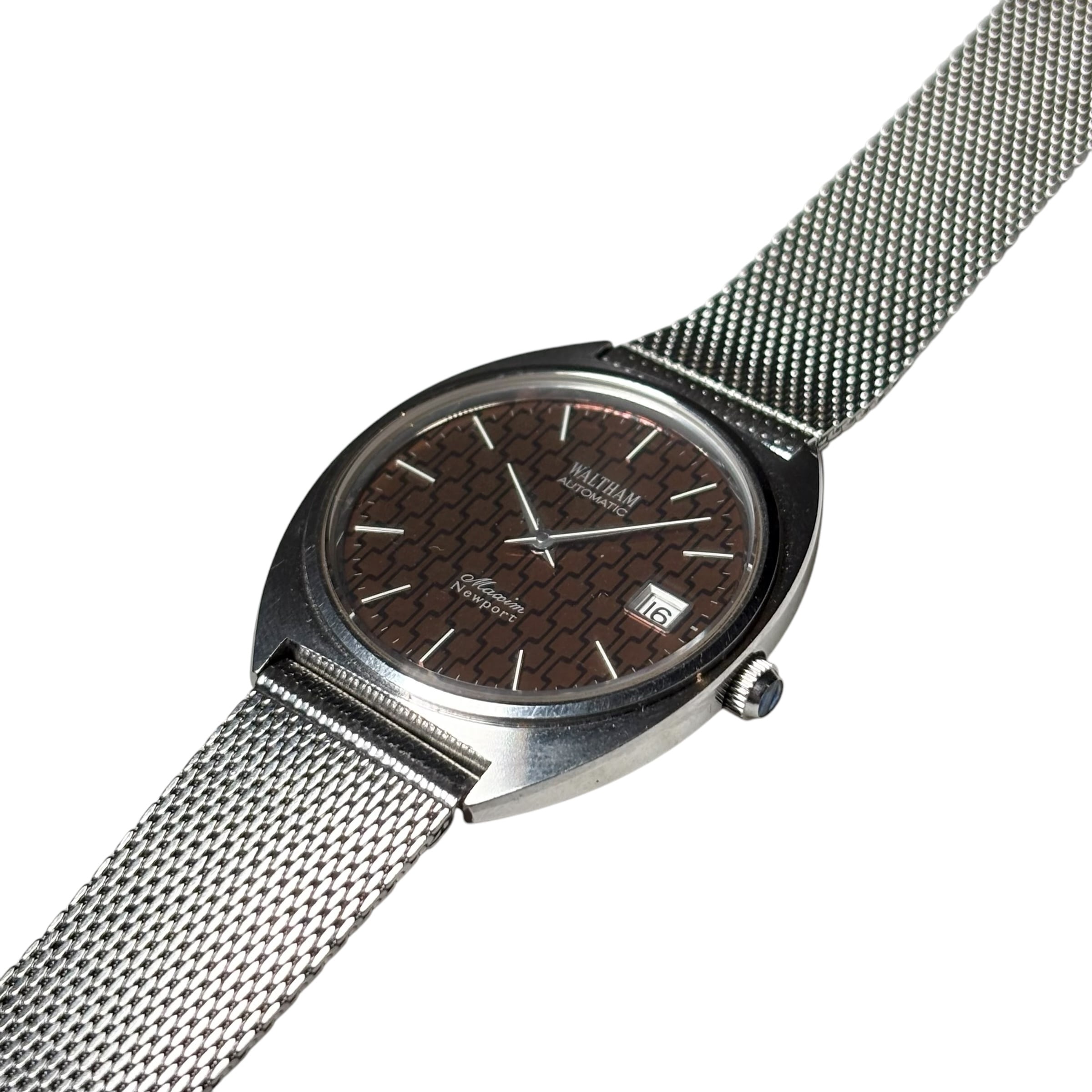 vintage WALTHAM automatic watch “Maxim Newport” | NOIR ONLINE