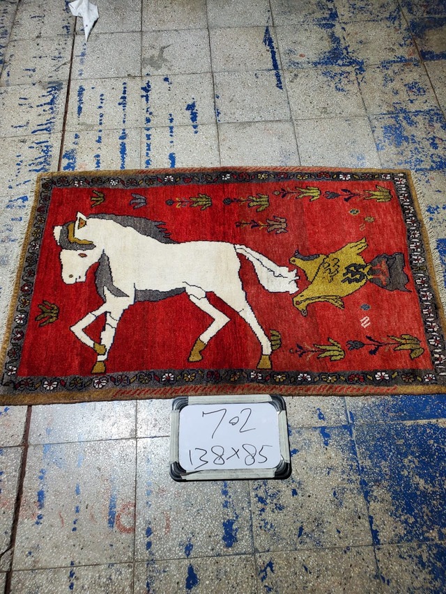 絨毯クエスト79【No.190】Tribal Rug　トライバルラグ　※現在、こちらの商品はイランに置いてあります。ご希望の方は先ずは在庫のご確認をお願いします。