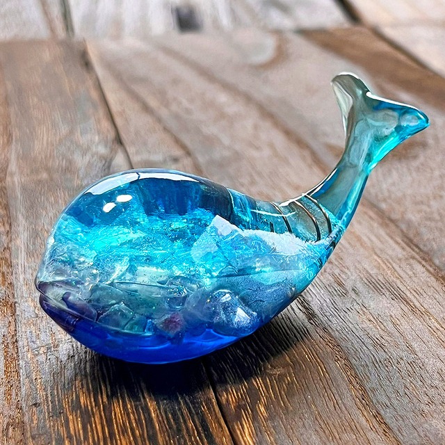 碧のクジラ オルゴナイト フローライト  [11]