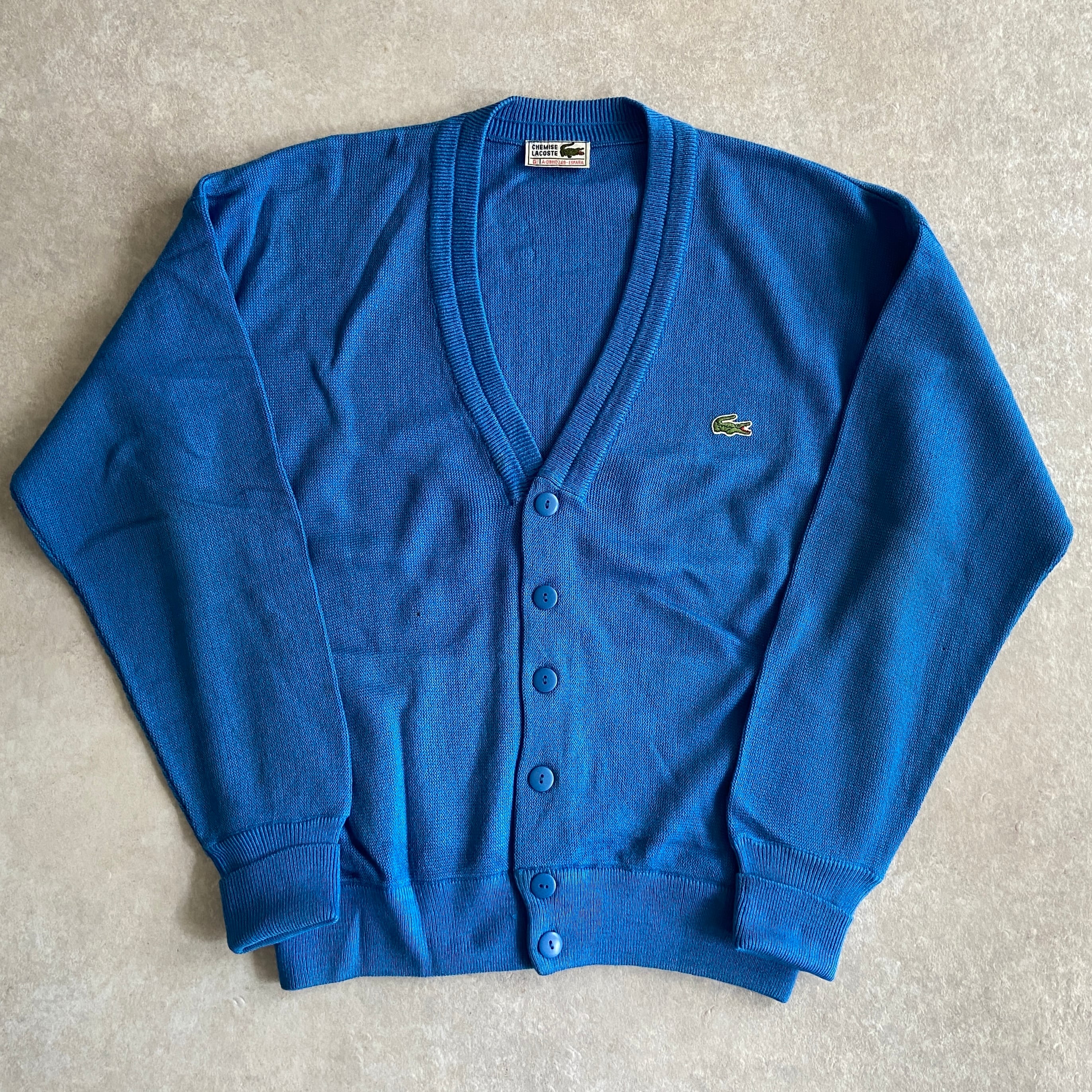 1980~90s CHEMISE LACOSTE Cardigan Made in Euro L位 H700 | ROGER'S
