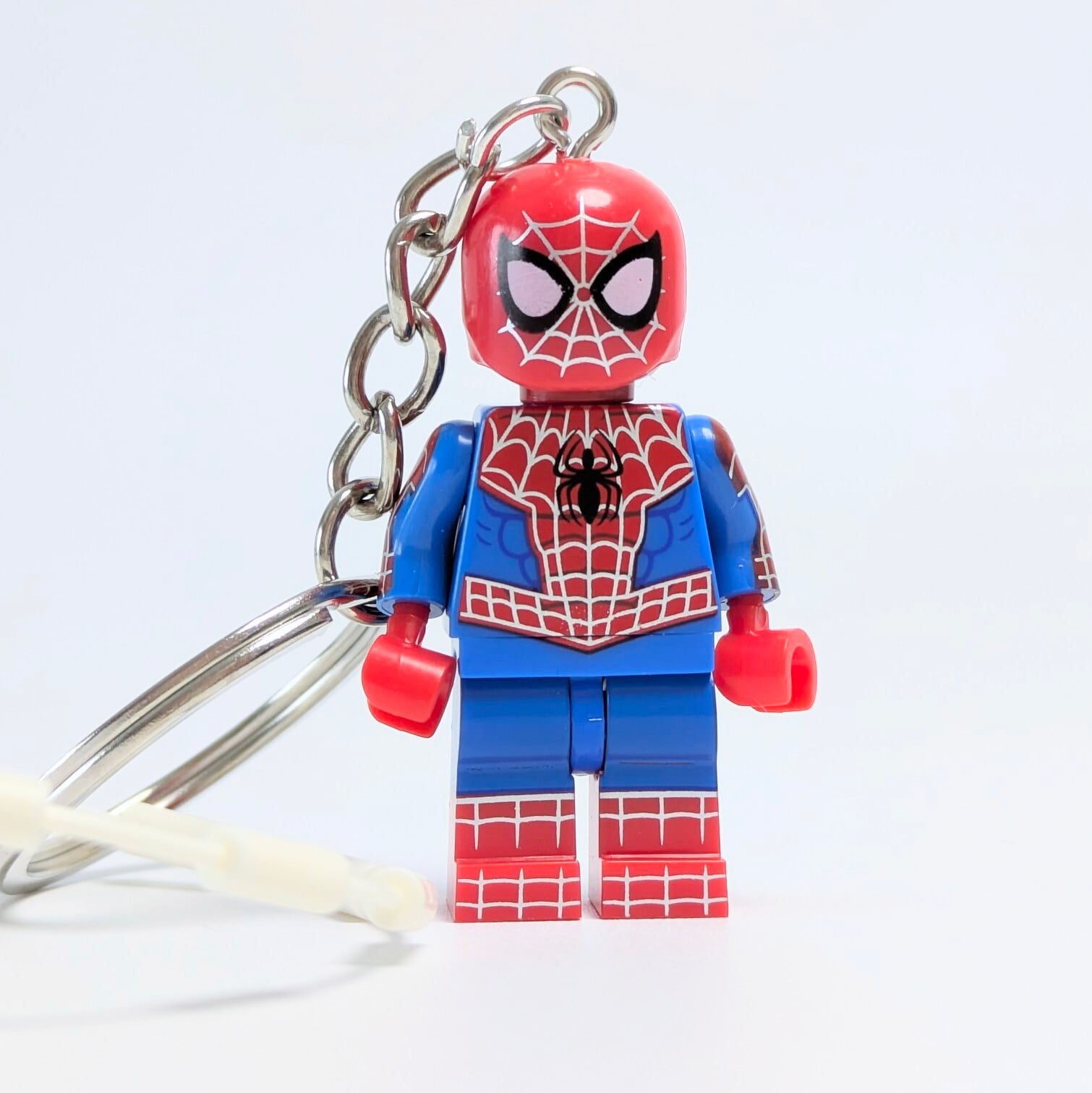 ☆ブロックフィギュアキーホルダー☆【 Spider-Man ( スパイダーマン