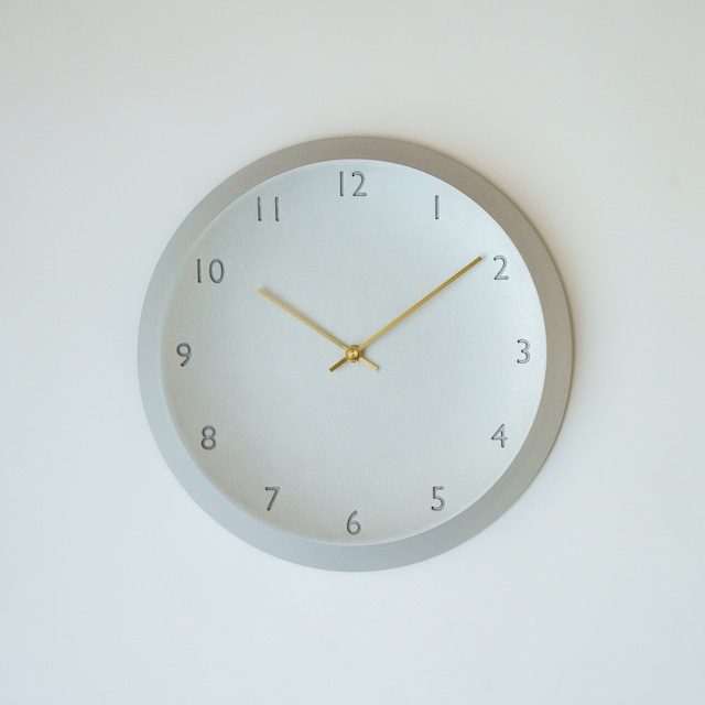 crater clock number 300 – brass hands