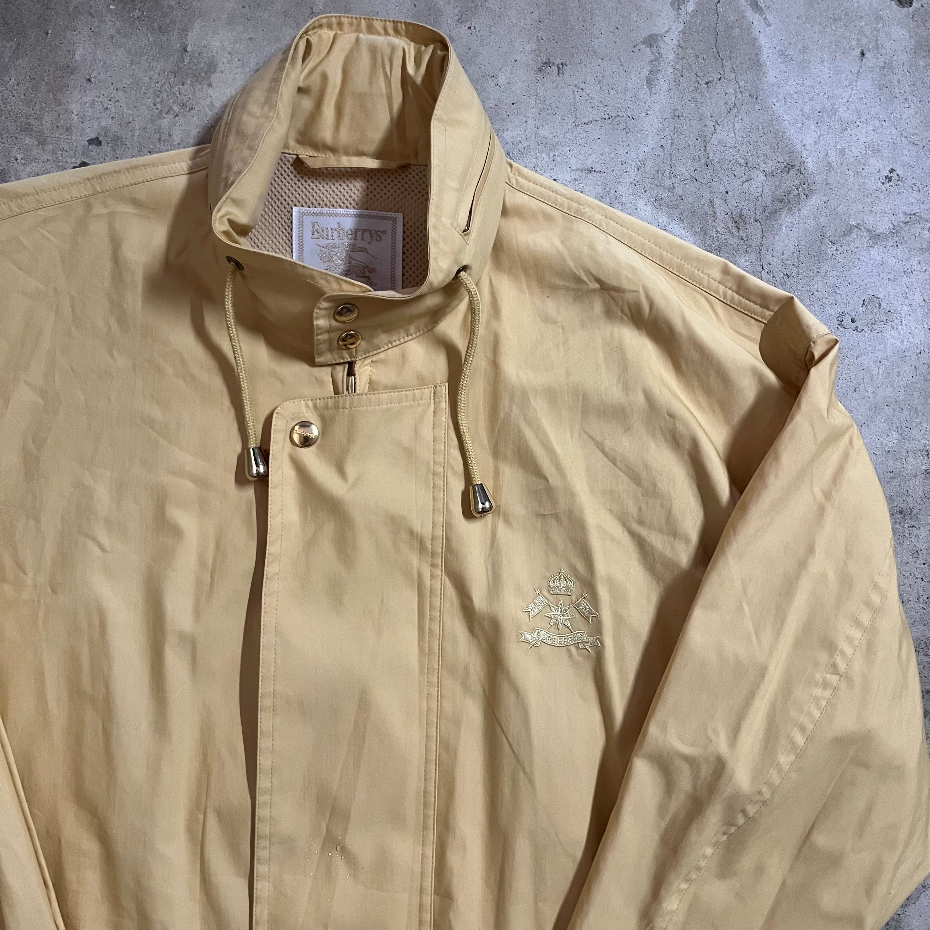 BURBERRY】90's logo embroidery mountain jacket/バーバリー 90年代