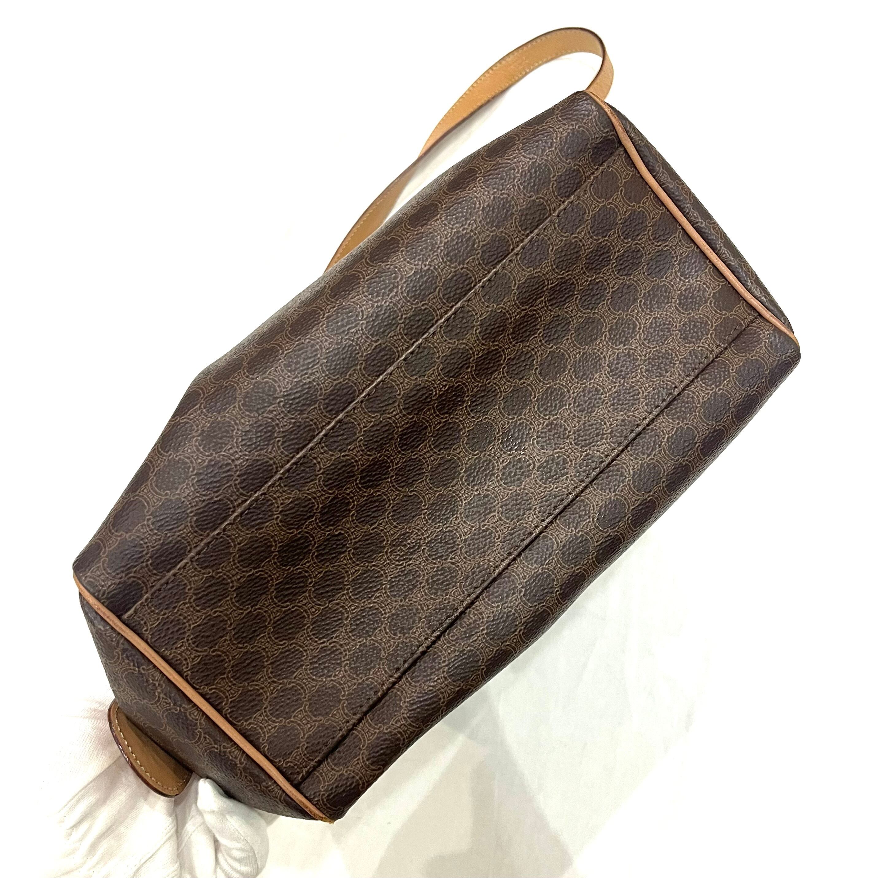 CELINE】 日常に。セリーヌマカダム 2wayボストンショルダーバッグ