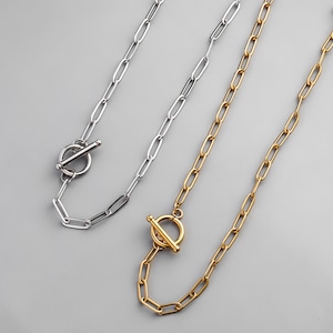 316L mantel chain necklace 4  #n22