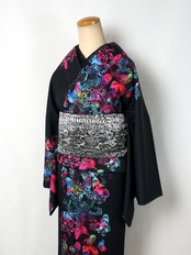 【受注商品】Rumi Rockきもの「黄昏のペルセポネ」　[A1562]