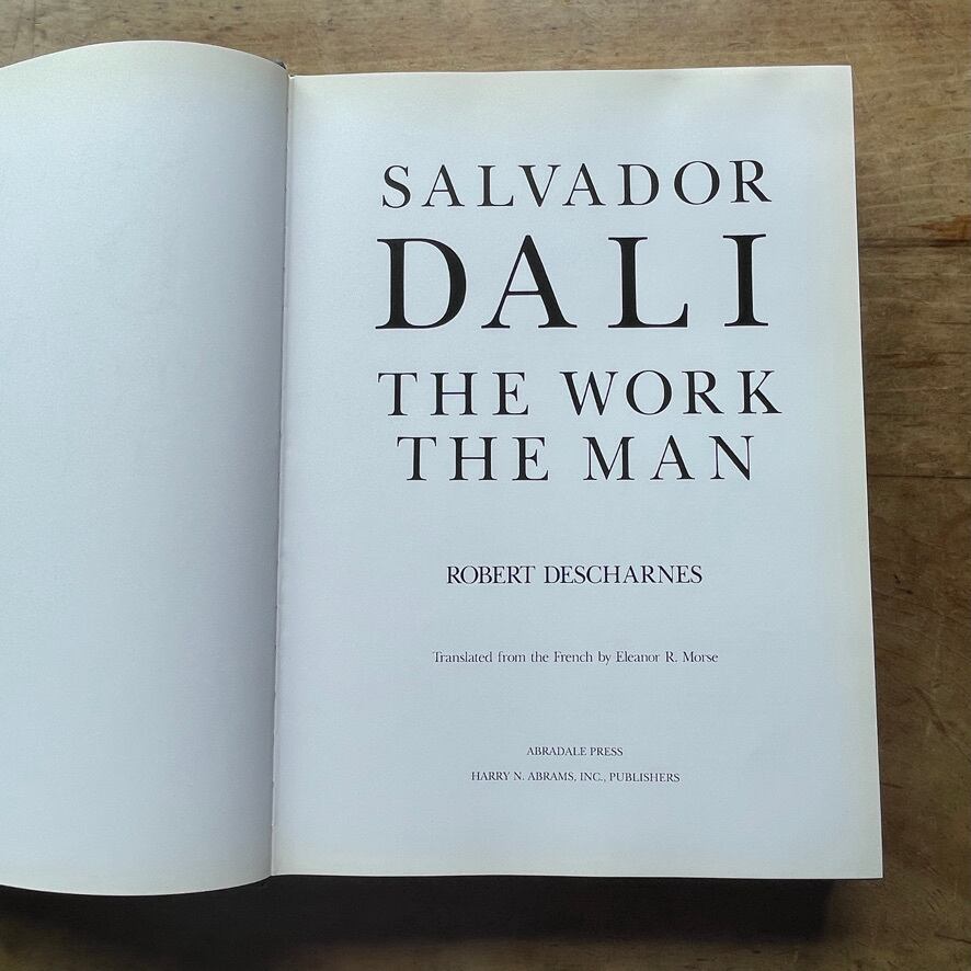 絶版洋古書】サルバドール・ダリ Dali: The Work the Man Harry 絶版洋古書】サルバドール・ダリ Dali: The Work the Man Harry