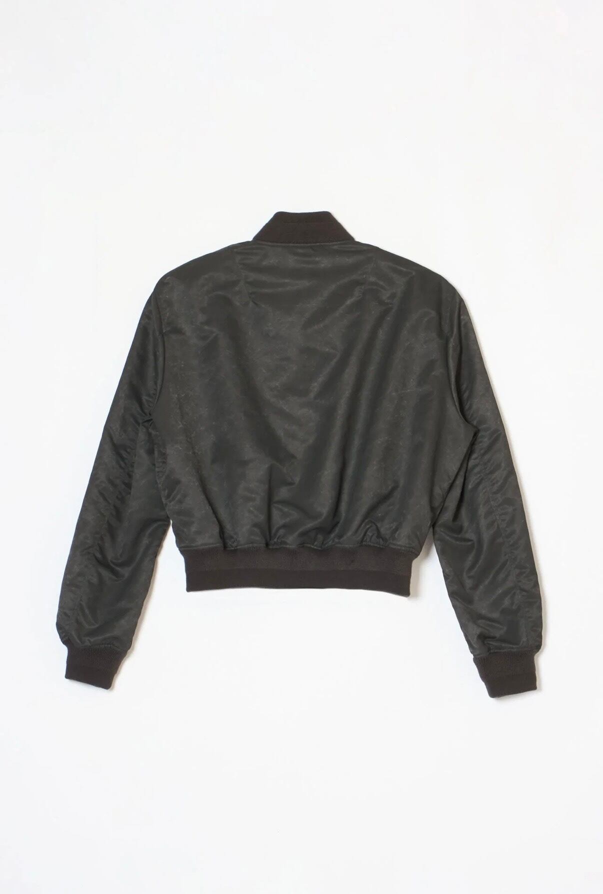 ジャケット・アウター yuki hashimoto Yneck ma-1 black 7b3c02346491e9beb8bf58560efc10