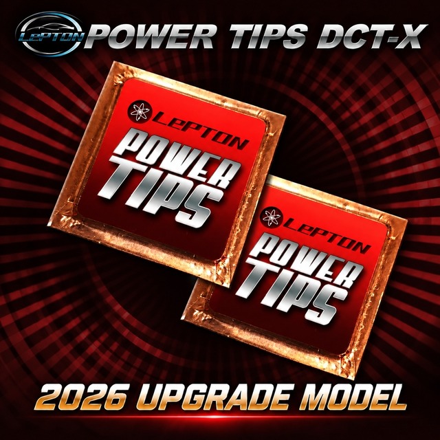 2026レプトンパワーチップスDCT-X ２個セット　燃費向上 パワーアップ トルクアップ 静電気 除去 加速向上 音響 音質改善