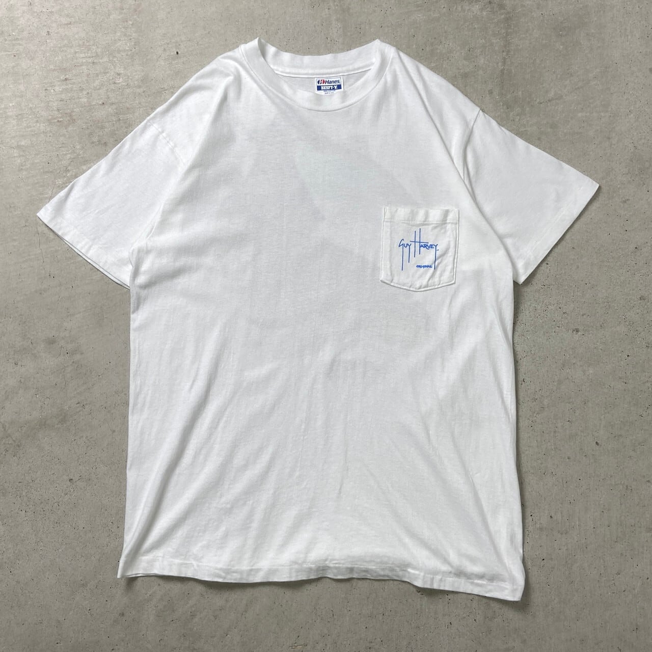 90年代 USA製 GUY HARVEY フィッシュ フィッシング プリントTシャツ 