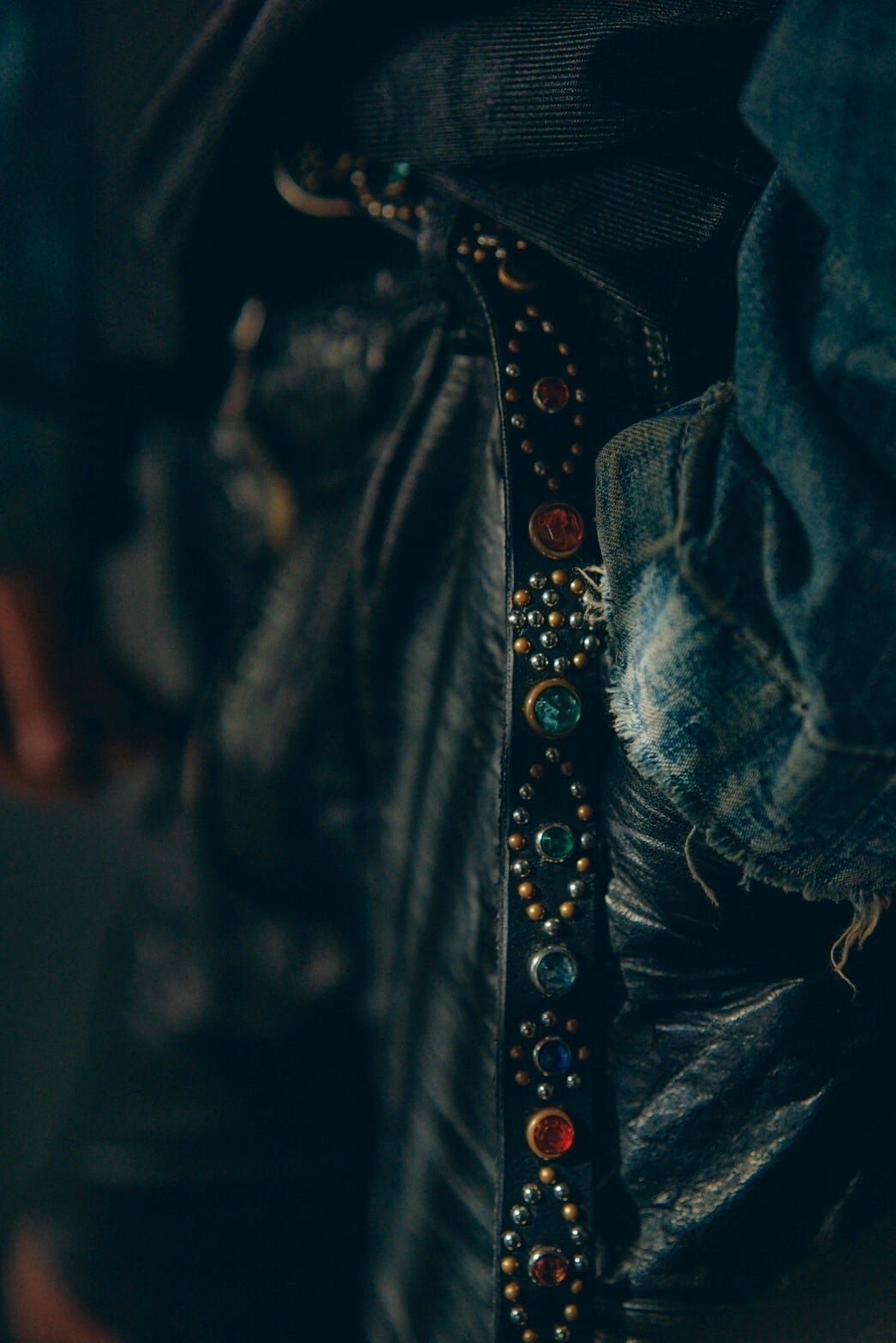 GOODKARMA DEVELOPMENT Narrow Studs Belt 