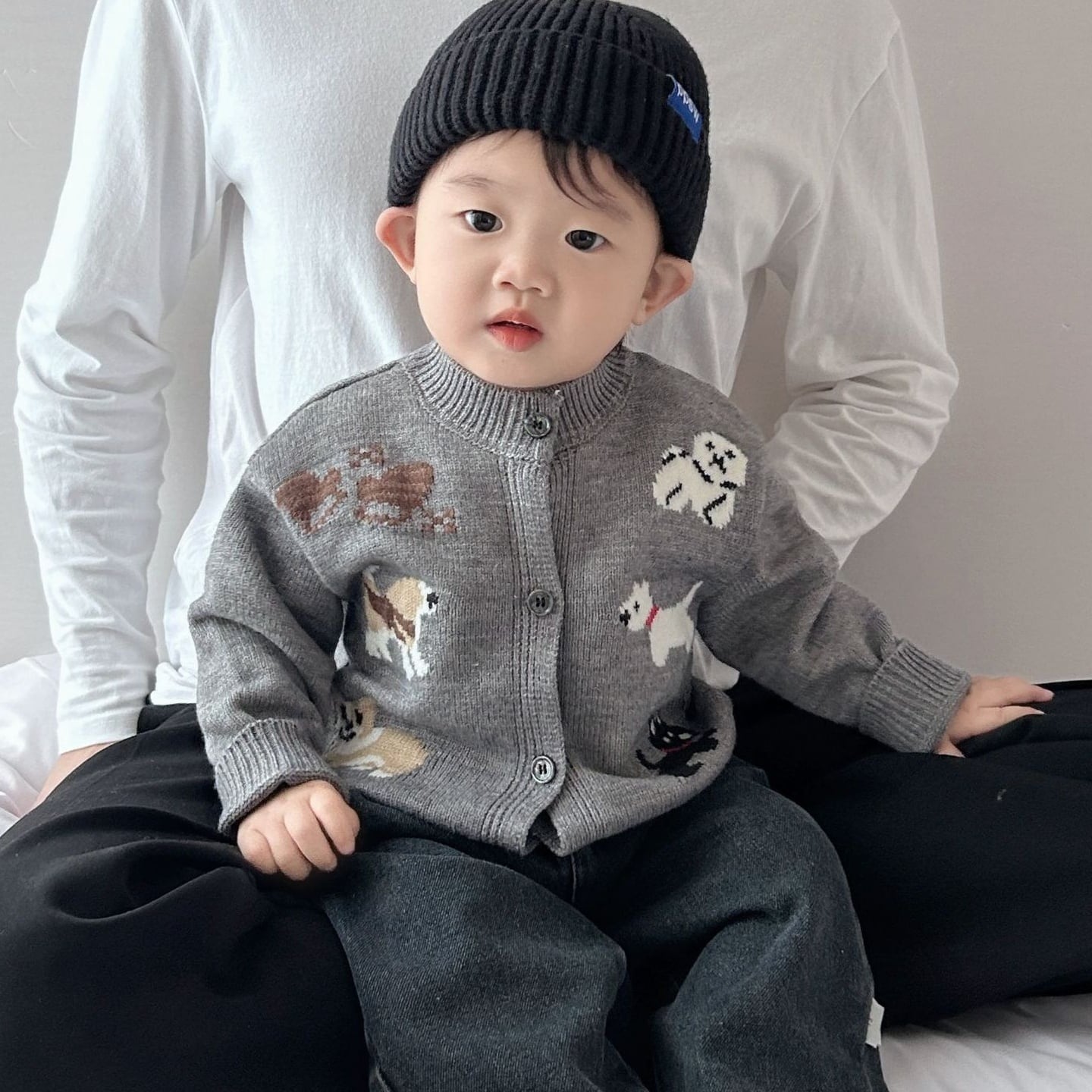 familiar】ニット セーター ショップ カーディガン 90 familiarニット