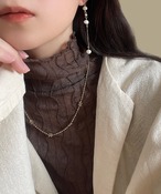 S I U R | flower grain necklace _ 316L