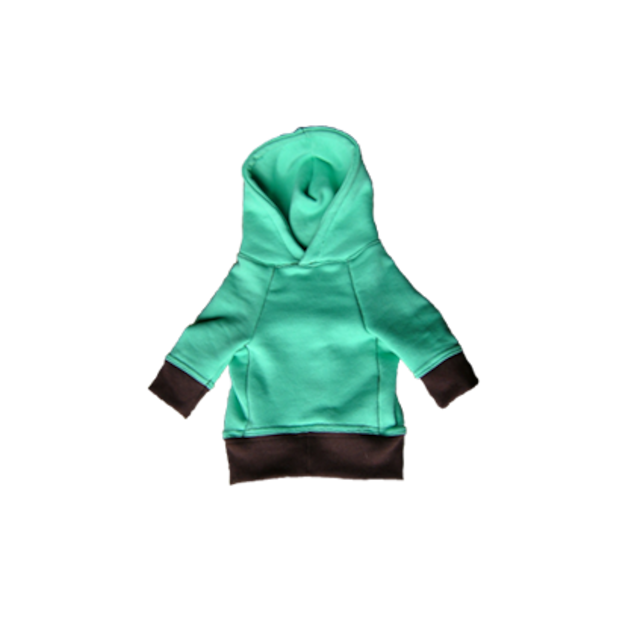 sweat parka  mint /choco