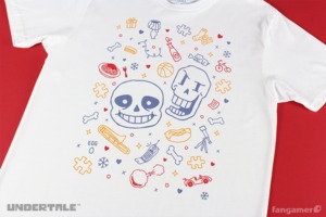 サンズとパピルスが描いてあるTシャツ / UNDERTALE ( アンダーテイル )