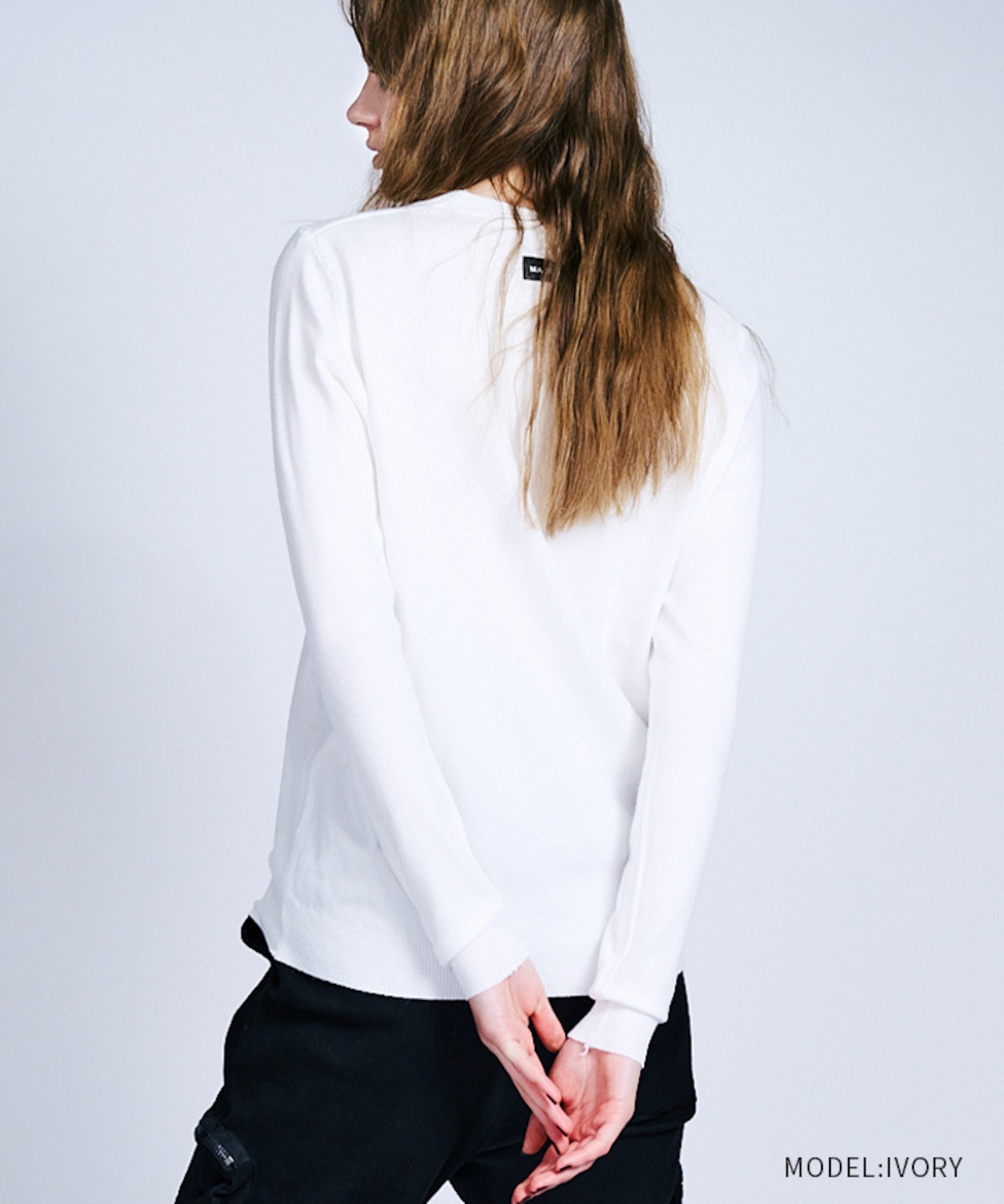 COOLAバンドロゴエンブロイダリーTOPS (IVORY)　CQ-47098