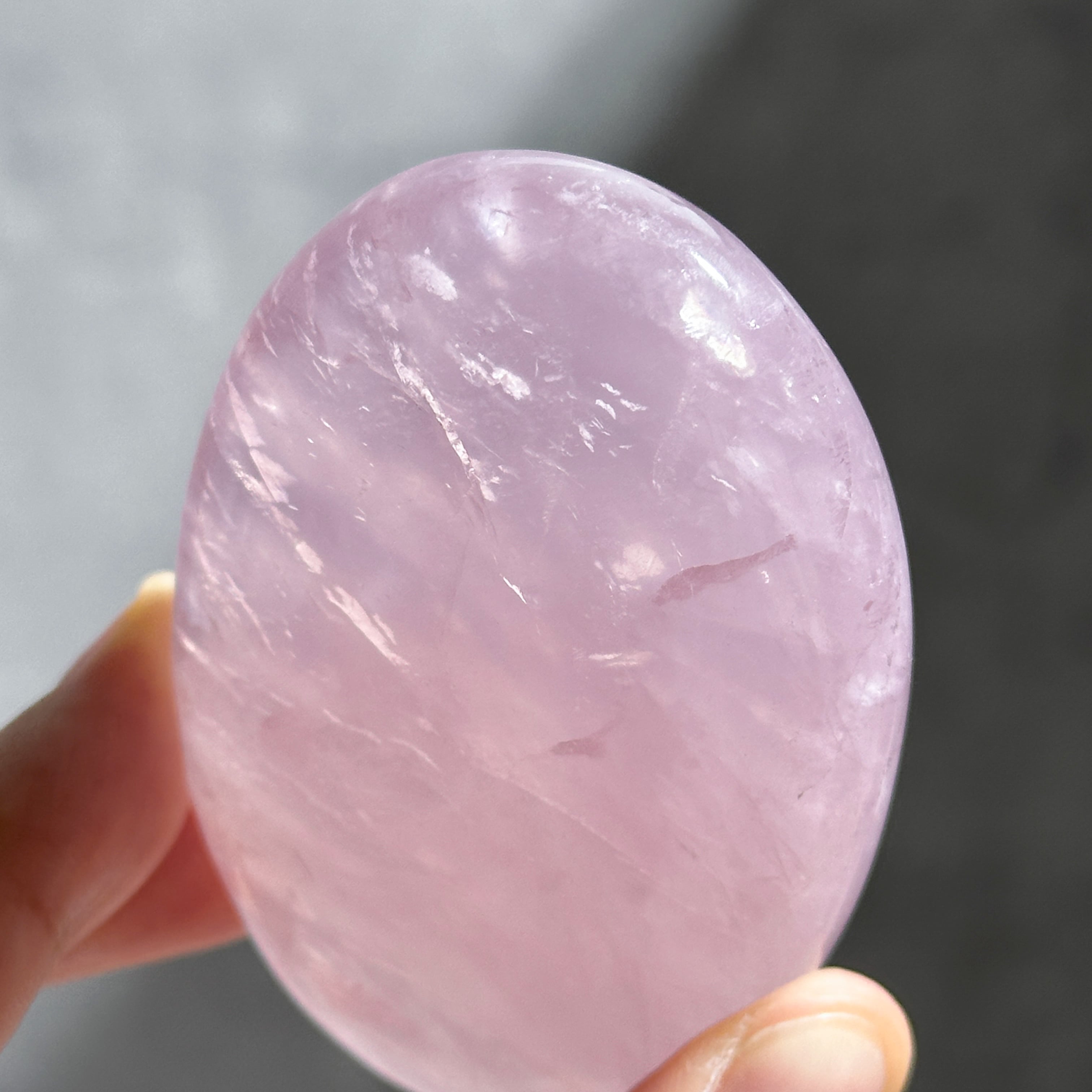 ローズクォーツ パームストーン13◇ Rose Quartz ◇ 天然石・鉱物