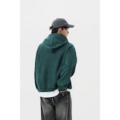 ストリート GLFS刺繍スエードジップパーカー T1837