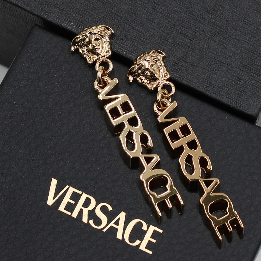VERSACE EARRINGS 1002273 1A00620 3J000 GOLD ヴェルサーチ ピアス