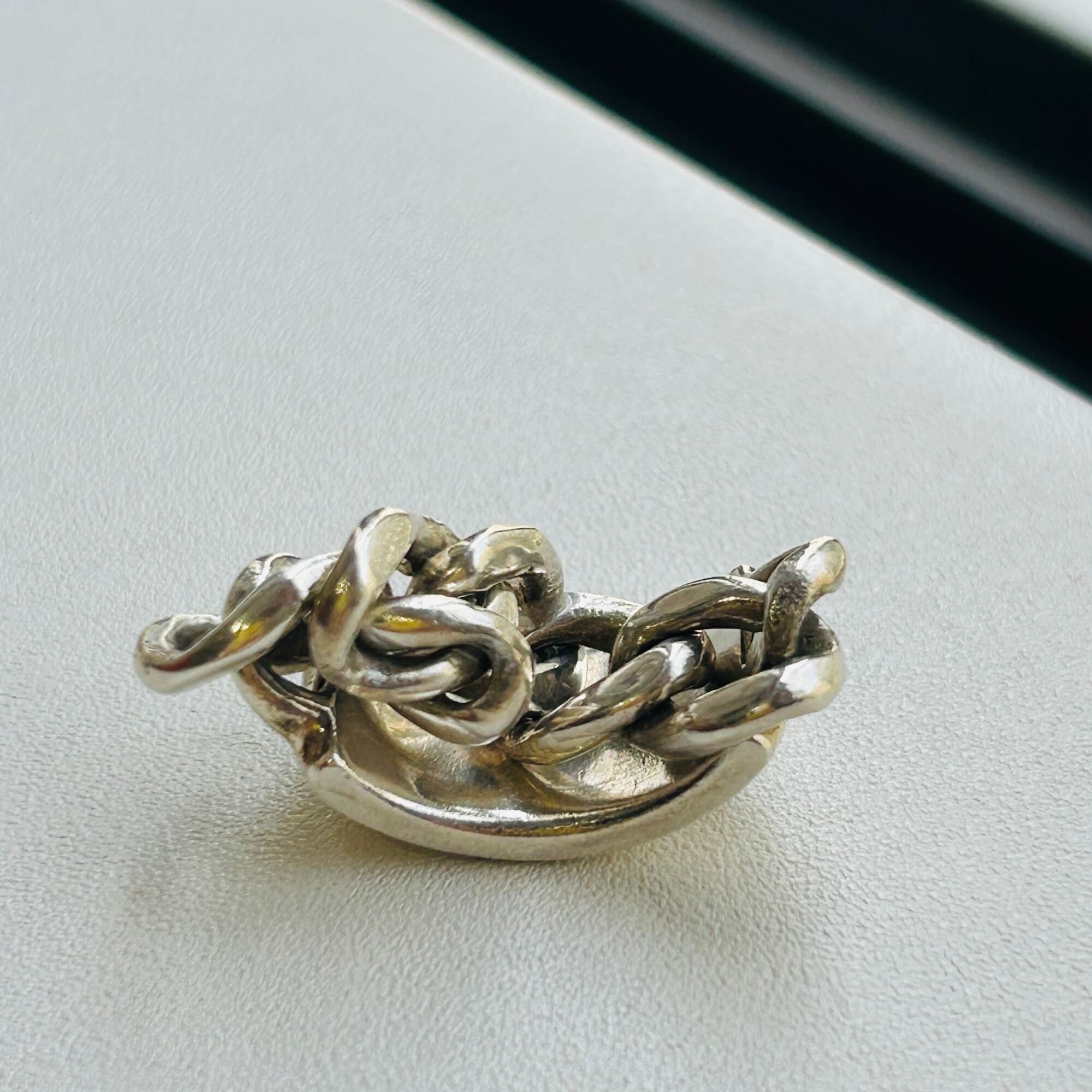 17号】シルバー925 IDタグ チェーンリング | Milo Antiques & Vintage