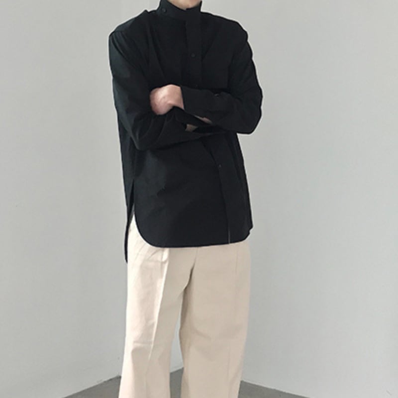 スタンドカラーシャツ MTO0090