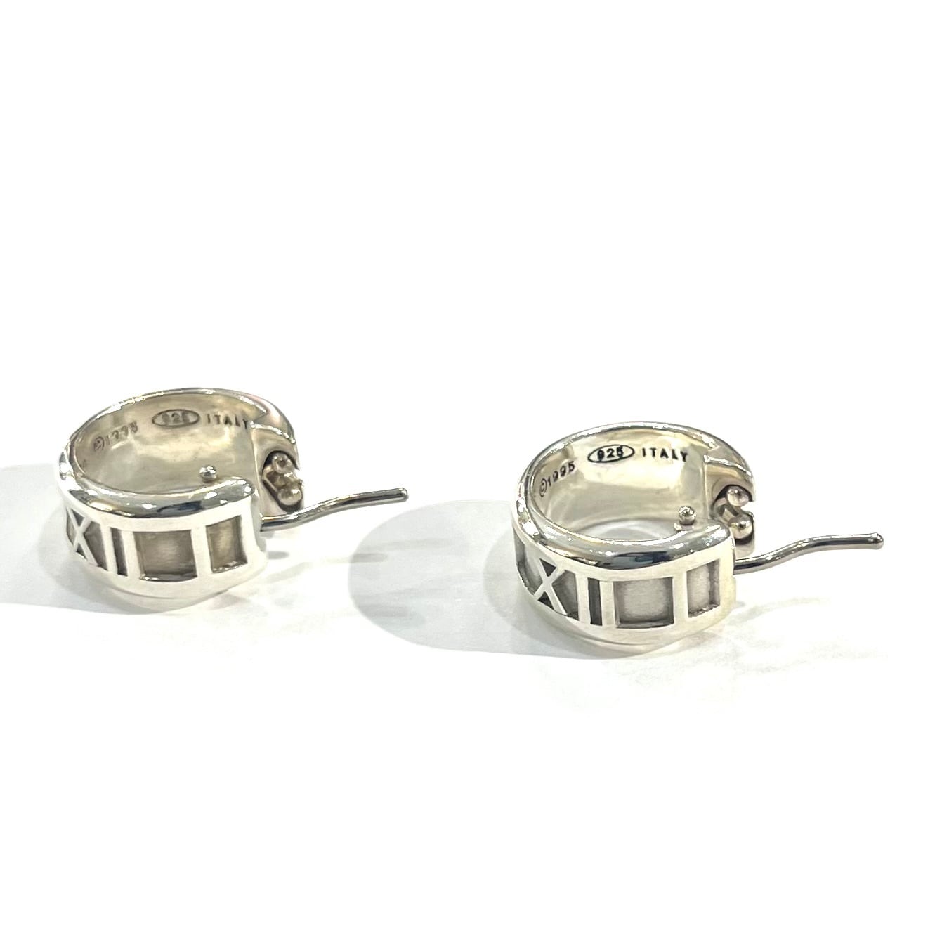 ティファニー　ピアス　アトラス　シルバー　フープ　オールド　片方　#A-116 TIFFANY&CO.】2536アトラス フープピアス／シルバー925／幅0.5cm×直径
