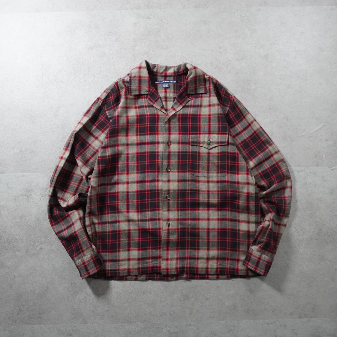 1940s Brent Wool Shirt / ヴィンテージ ブレント マチ付き ウール