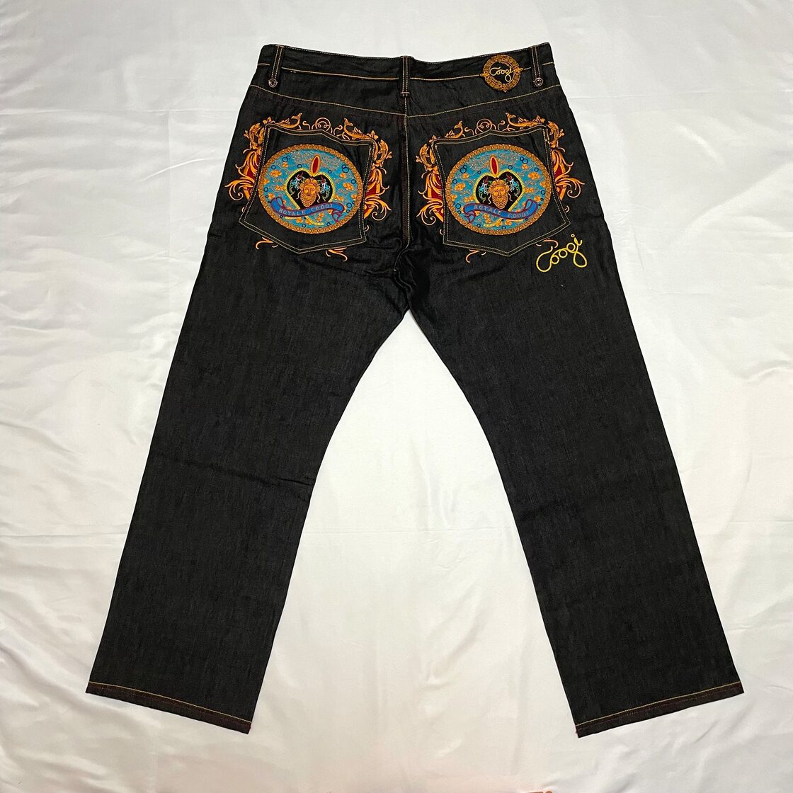 Coogi】刺繍ワイドデニム【W40 × L34】 | Pay ID
