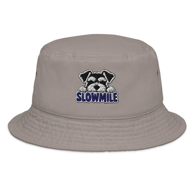 Schnauzer Logo Embroidered Bucket Hat S0148