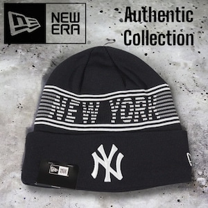 ◆日本未発売◆NEWERA New York Yankees Authentic beanie ヤンキース ビーニー 選手着用モデル ニットキャップ ニット帽