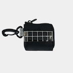 vibram micro case (black×gray) with white glowing zip