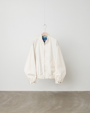 1990s vintage zip up polyester × cotton jacket
