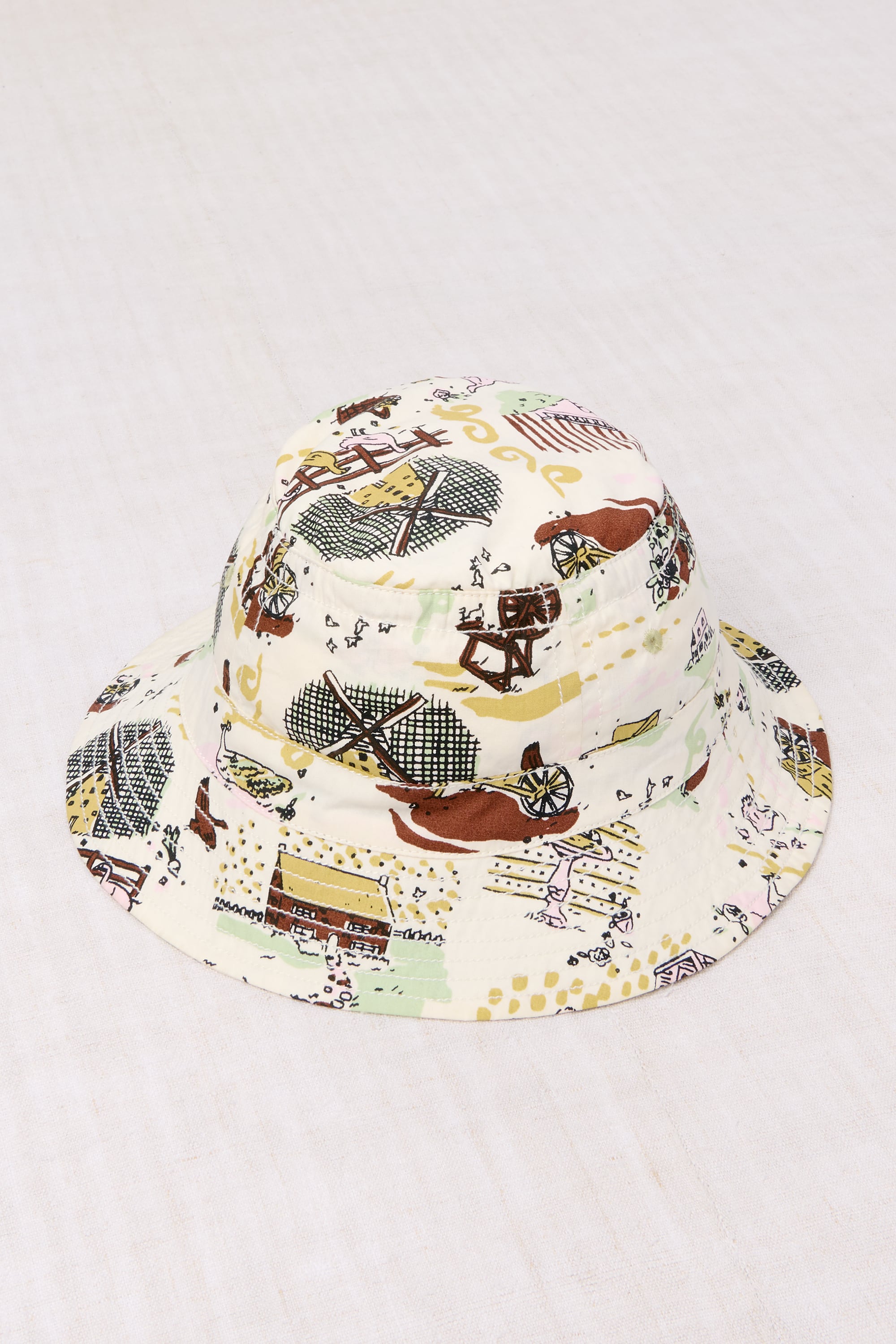 Misha&Puff 26SS 〉 BUCKET HAT / COLA PAINTERLY STRIPE | 世界の子供