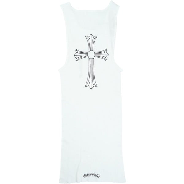 Size【M】 CHROME HEARTS クロム・ハーツ T-BAR CROSS RIB TANK TOP
