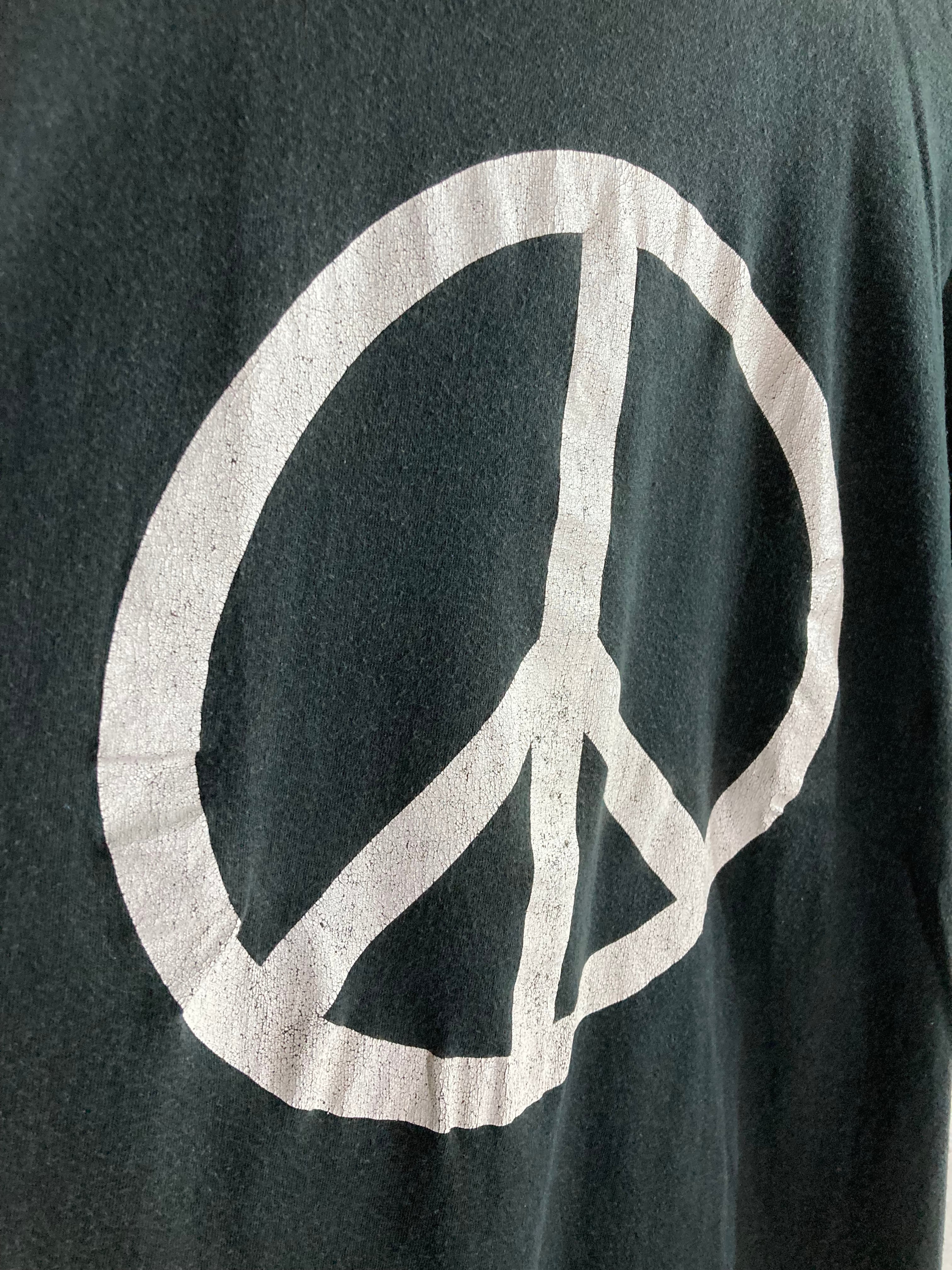 80s ピースマーク　Tシャツ　フェード 80s VINTAGE PIECE MARK T-SHIT | BEADY