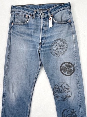 M-292  リーバイス Levis501レギュラー古着 1990年代　米国製刻印532  W78cm(ぐるり） 股下 75cm
