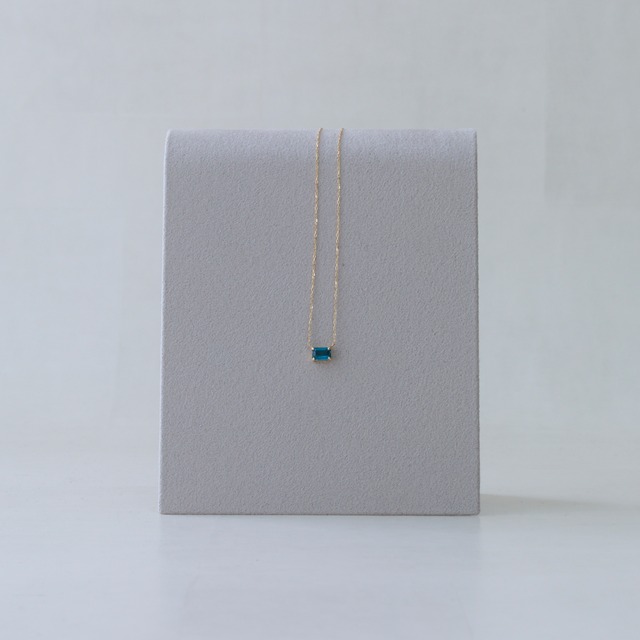 【 Eternal Lilac 】K10 / K18 Necklace London blue topaz