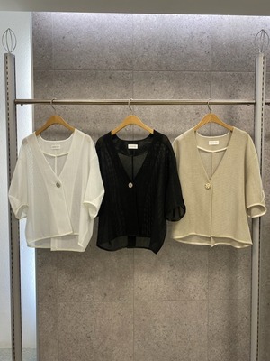ロージー  Rosiee メッシュ半袖ジャケット