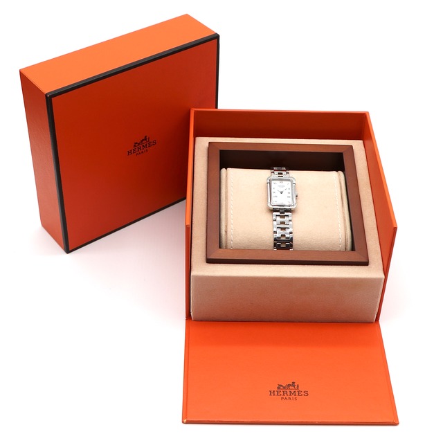 HERMES クロアジュール ステンレス スチール クォーツ  腕時計 エルメス