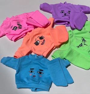 (お人形服) FACE.MTM＋SOCKS SET / PURPLE
