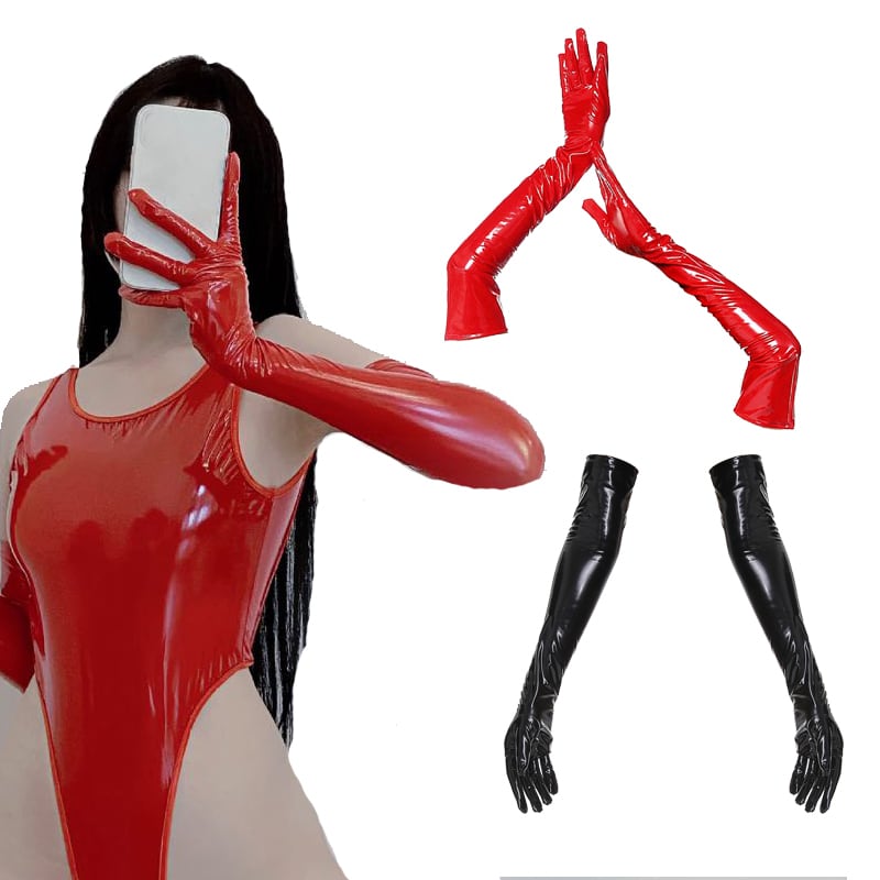 即納】ロンググローブ エナメル 手袋 コスプレ小物 | ꧁ஐWANOYAஐ꧂