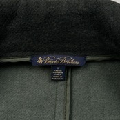 カシミヤ混 Brooks Brothers ブルックスブラザーズ イタリア製生地 ウール コート 2 /レディース/グリーン系