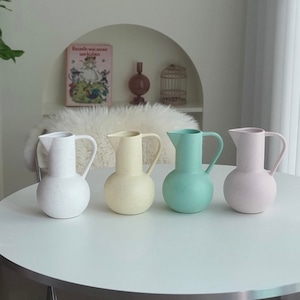 vintage object jug vase 4colors / ヴィンテージ オブジェ ジャグ ベース 花瓶 韓国 北欧 インテリア 雑貨