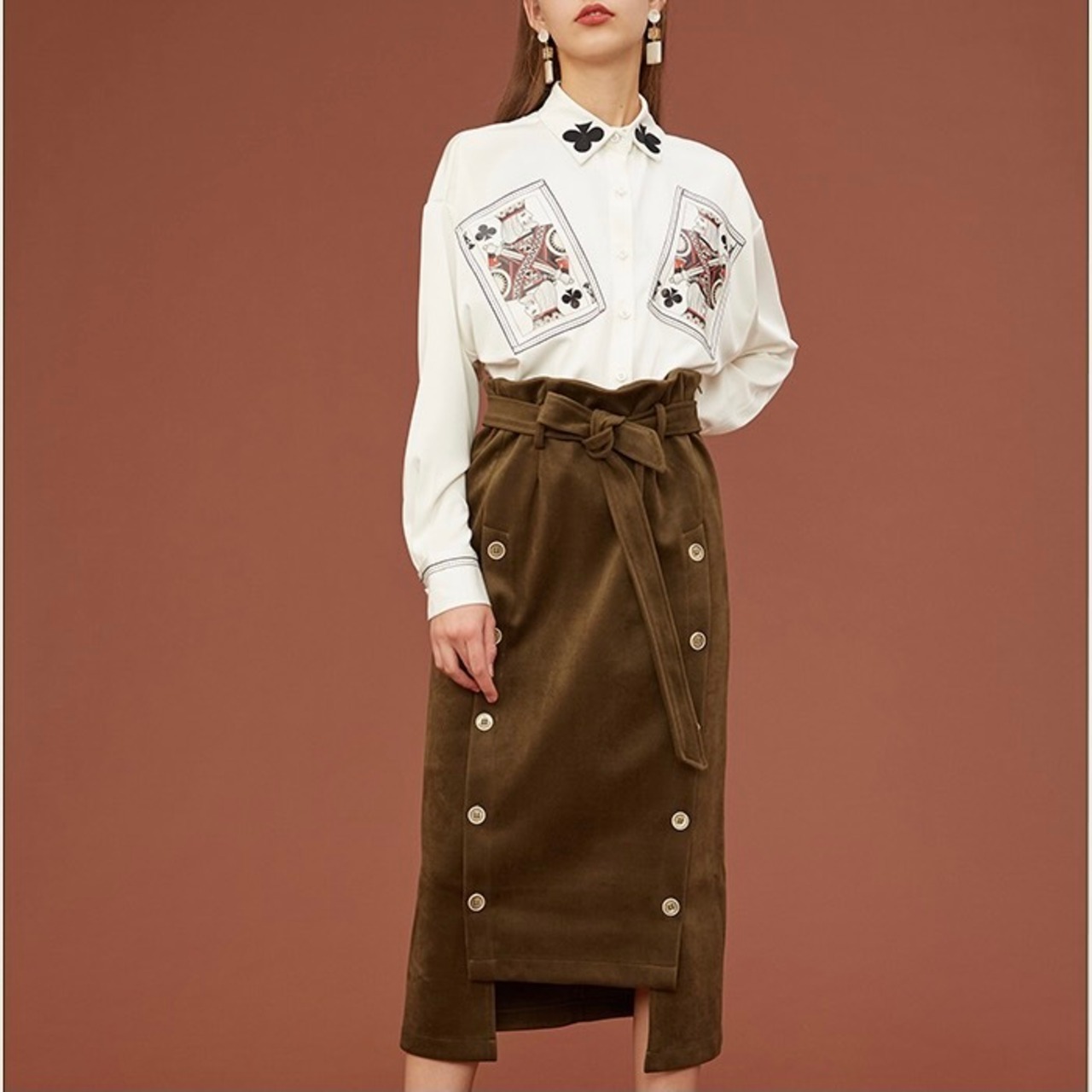 魔法使いのトランプ〜トランプ柄ブラウス〜M23295