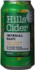 ヒルズ・サイダー　インペリアル・ヘイジー　シードル　(375ml缶)　Hills Cider Imperial Hazy 375ml Can
