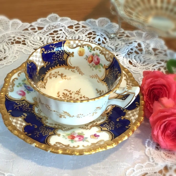 公式通販 Coalport コールポート コバルト パウダーブルー 金彩 ...