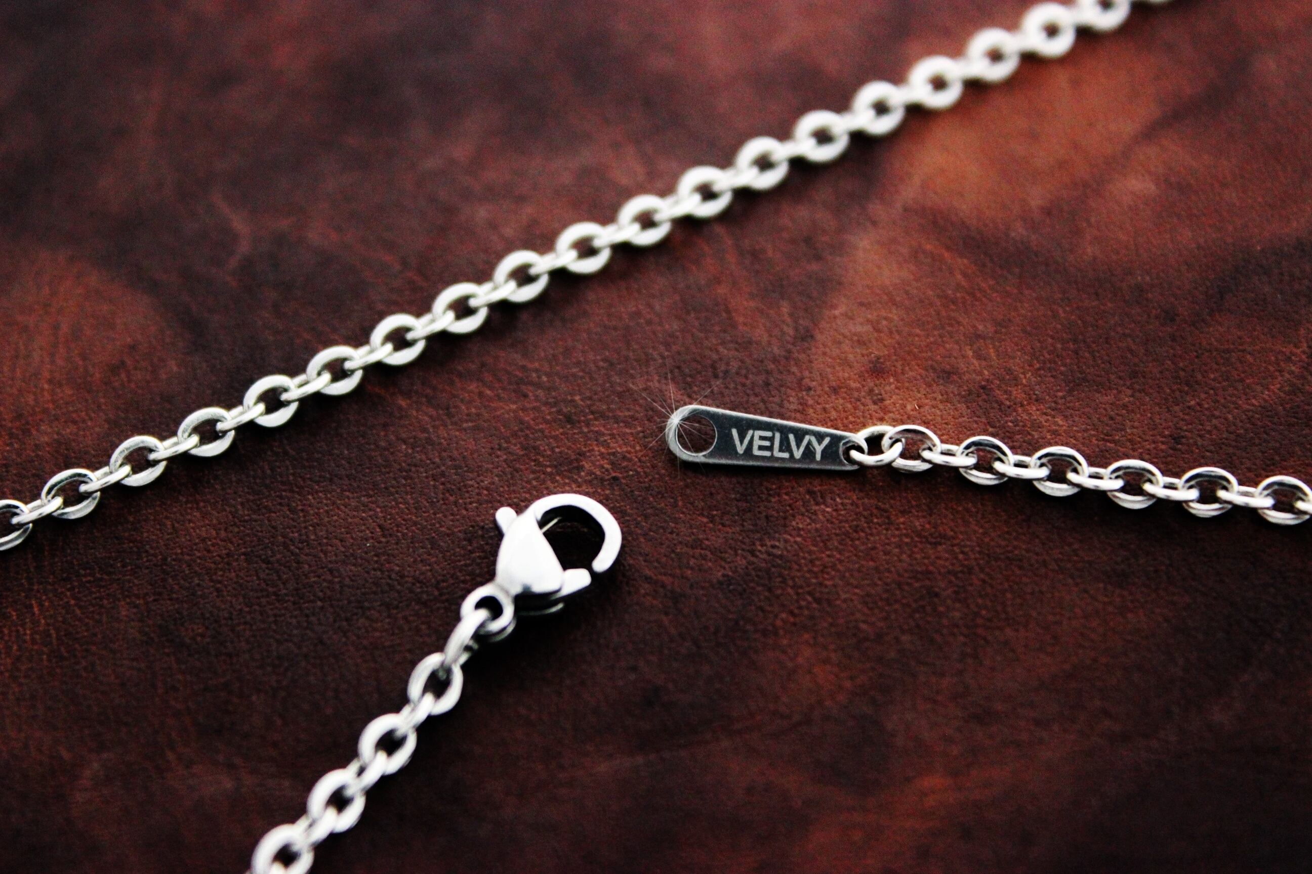 VELVY】シルバー 925 トリプル リング カップル ペア ネックレス (紙袋