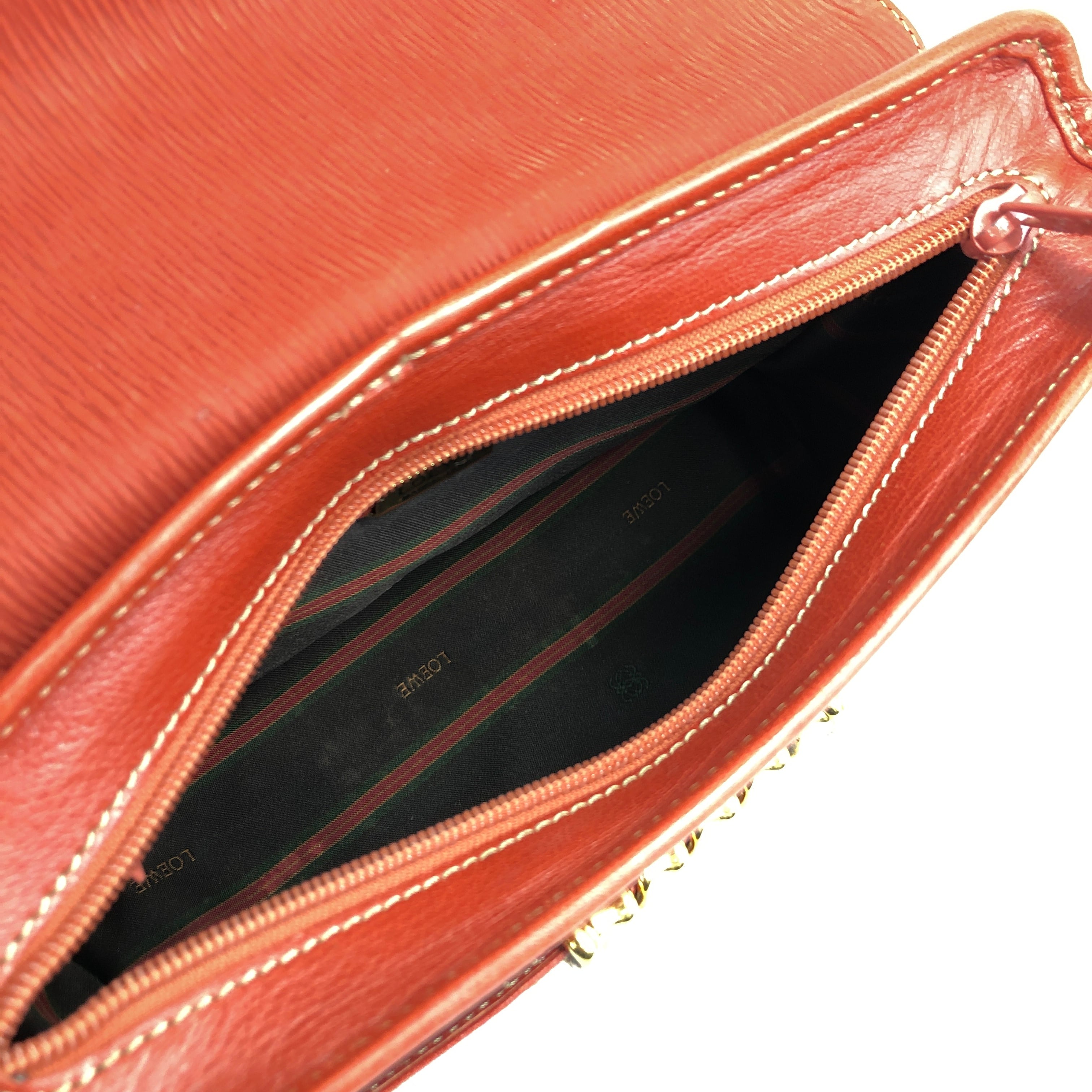 LOEWE ロエベ ベラスケス レザー クラッチバッグ レッド vintage