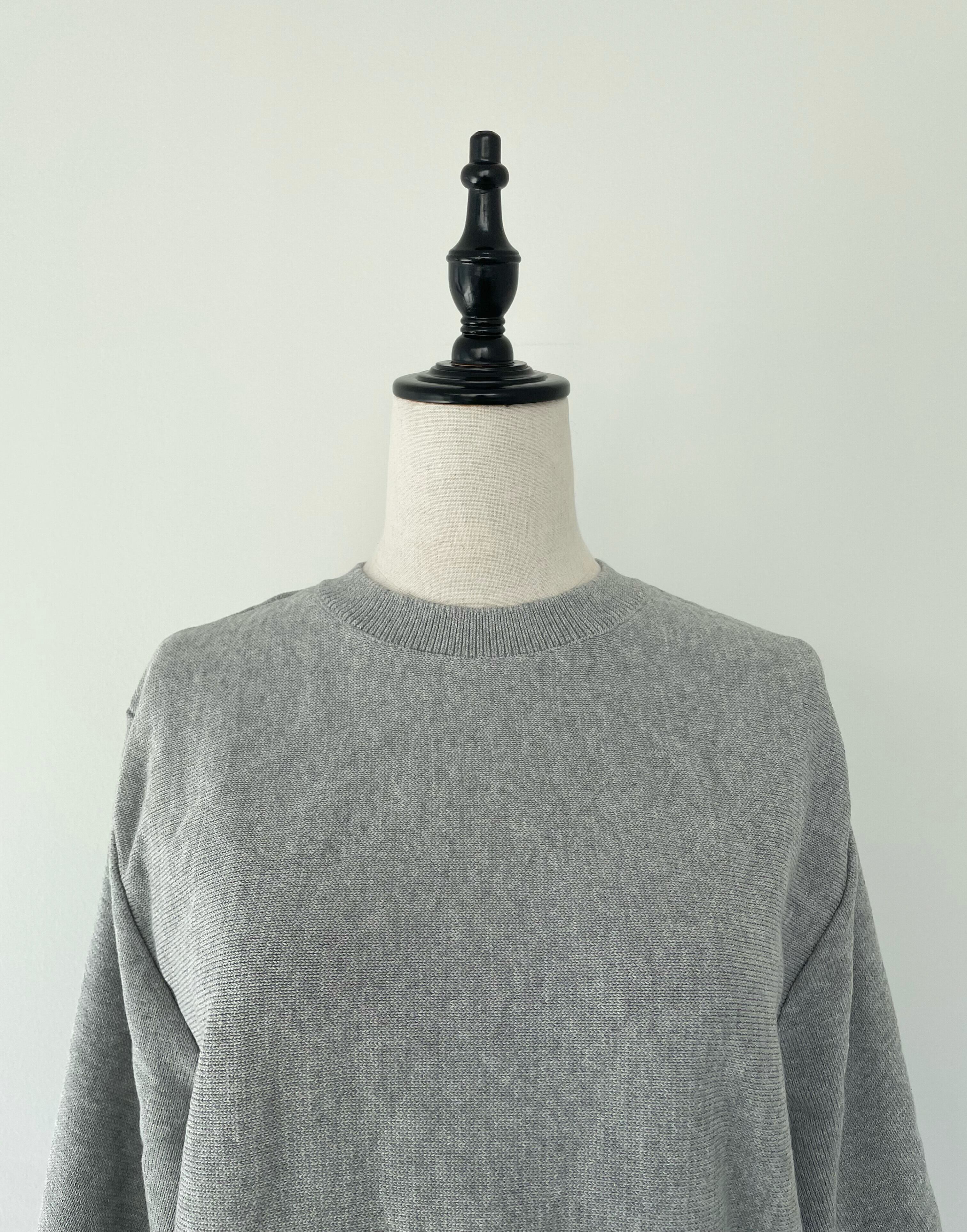 COOHEM(コーヘン) GIMA COTTON REVERSE KNIT PO compass1703055324.jpg